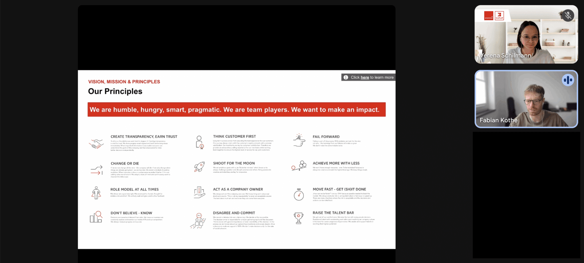 Screenshot Welcome Day